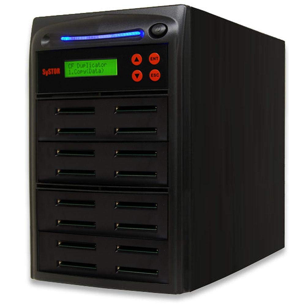 Systor 1:15 Compact Flash CF Card Duplicator - 2GB/Min - Standalone Copier & Eraser/Sanitizer, Multi