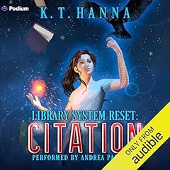 Citation: A Magical Library LitRPG Adventure Audiolibro Por K.T. Hanna arte de portada