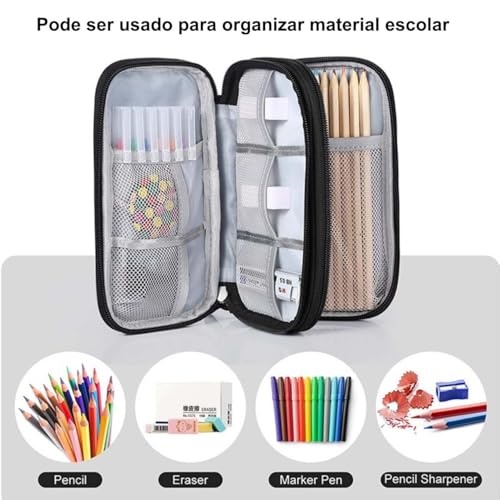 Genérico Bolsa Organizadora Estojo Para Acessórios Cabos Fios Necessaire De Viagem Organizador Com D