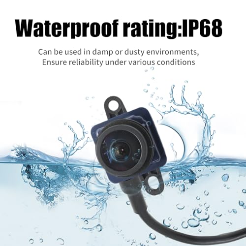 Image of 56054058AG Vehicle Backup Camera, Rear View Backup Camera Replacement for Dodge Charger Chrysler 300 2011-2014, Replaces 4672639AA 56054058AD 56054058AH 56054157AG