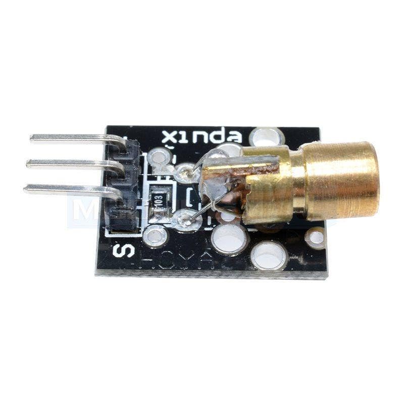 2PCS Laser Sensor Module 650nm 6mm 5V 5mW Red Laser Dot Diode Copper Head for