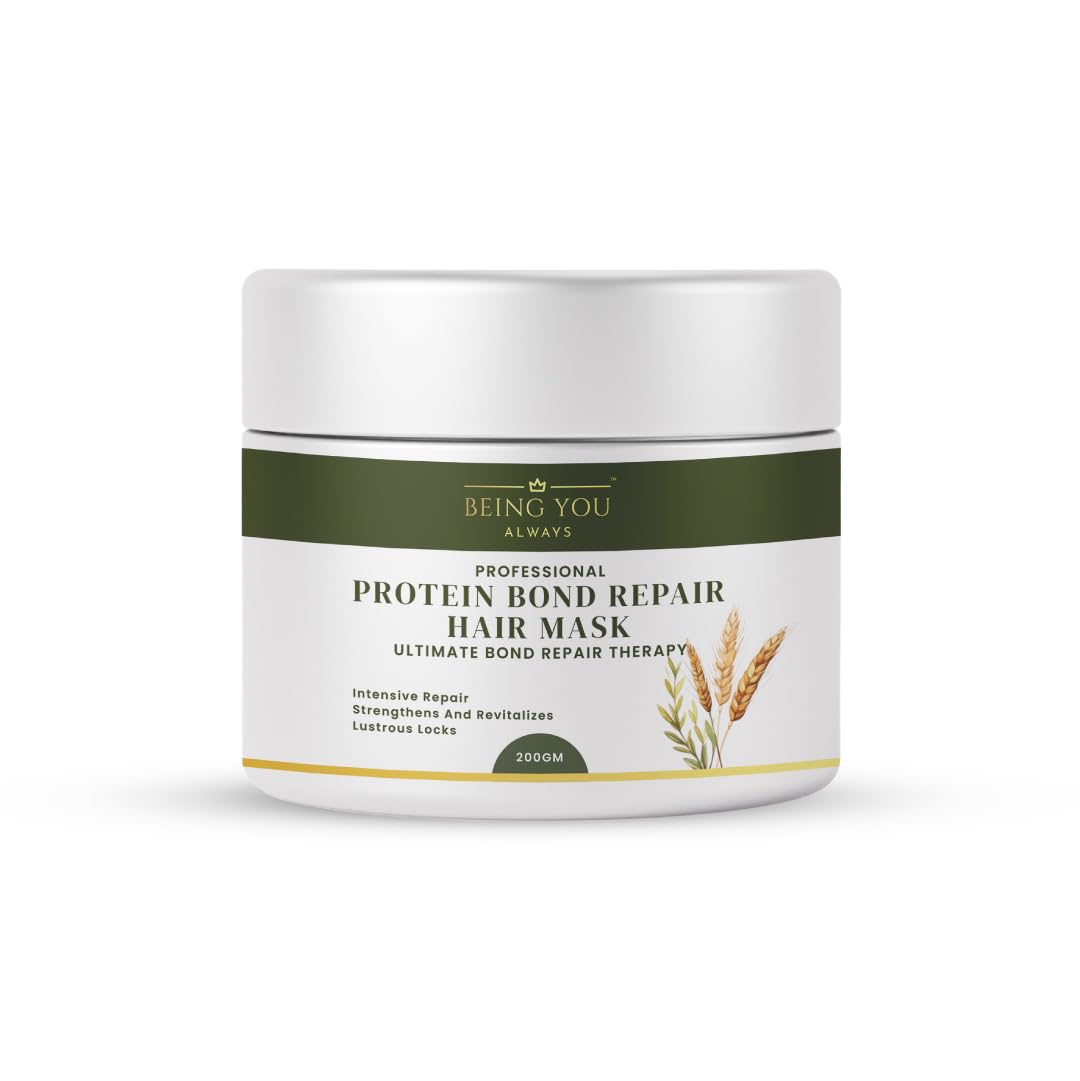BEING YOU - ALWAYSHair Mask for Damaged Hair - 200gm - Professional Protein Bond Repair Hair Mask for Intensive Repair, Strengthens and Revitalizes - Hair Care for Women and Men - Hair Mask Treatment