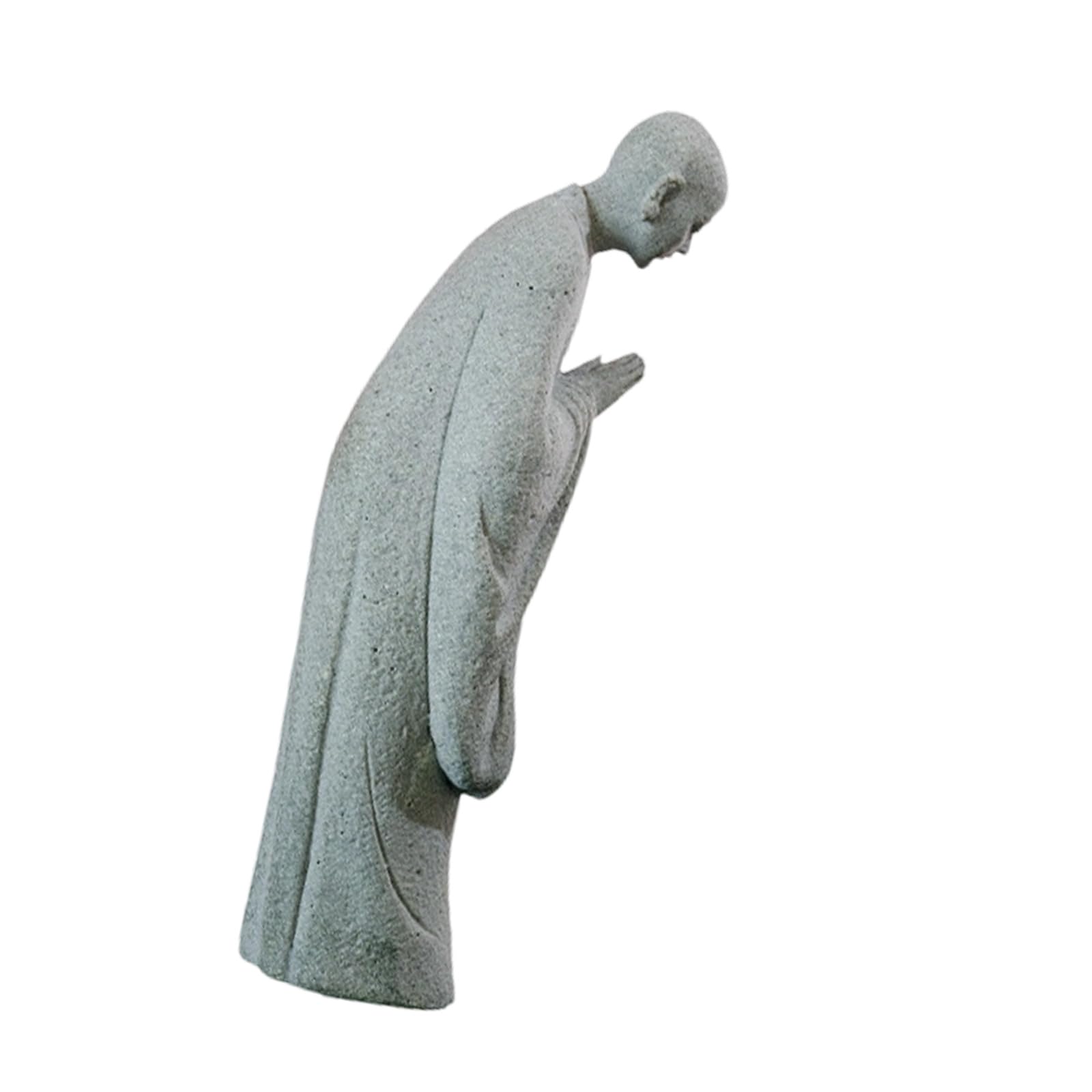 Jazuaiao Aquarium Decors Ornament Fish Tanks Decoration Resin Monk Figurines Buddhas Statue Sculptures Home Decorations Gift Fish Tanks Decorations