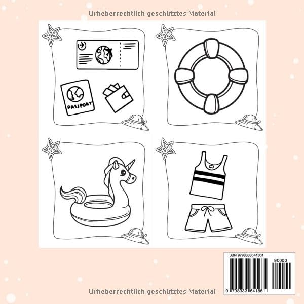 Einfache Sommer Malbuch: Lustige Sommermotive von Stränden, Leckereien und Mehr (Einfacher Großdruck).