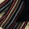 LOUDelephant Unisex Gheri Cotton Soft Brushed Finish Hoodie - Black Red Small - Fleece-Lined Zip-Up Jacket - Boho Hippie Festival Hoody with Kangaroo Pockets - Ethnic Handmade Nepalese Style #4