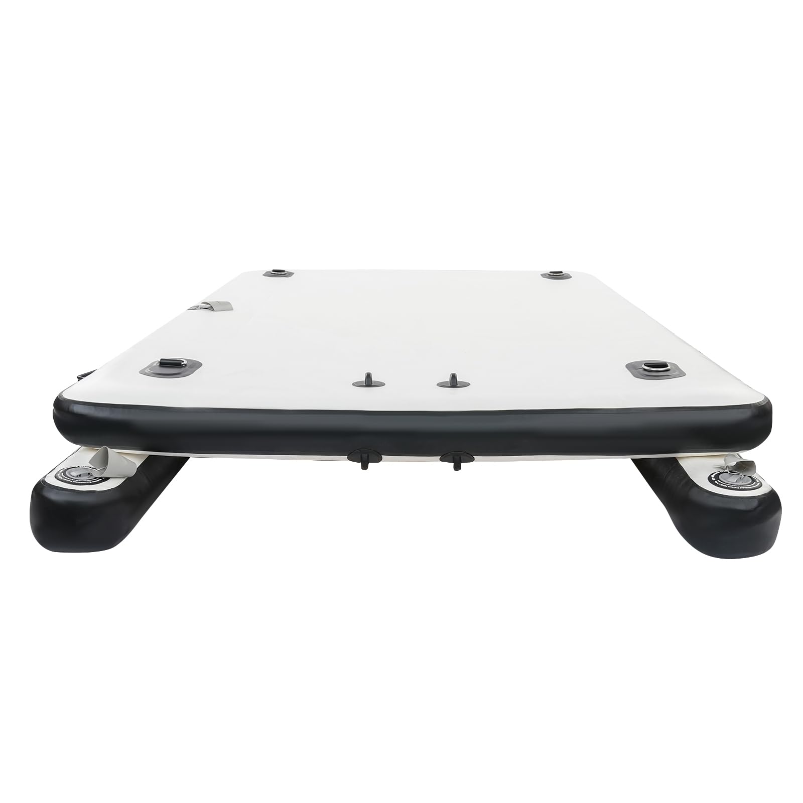 Piattaforma da bagno gonfiabile, 250 x 160 x 15 cm, barca da pesca pneumatica portatile, pontile da pesca, piattaforma galleggiante per motore fuoribordo come piattaforma da bagno e sport acquatici