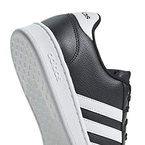 adidas Women's Grand Court Running Shoe, Black/White/Black, 9 M US