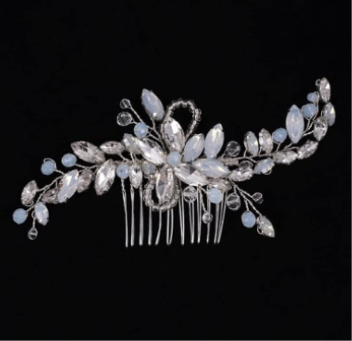 Pettini Laterali Donna Pettini Laterali per Capelli Fiori di Strass Pettini per Capelli, Pettine per Capelli per Donne No Slip Styling Girls Pettinini Fermacapelli