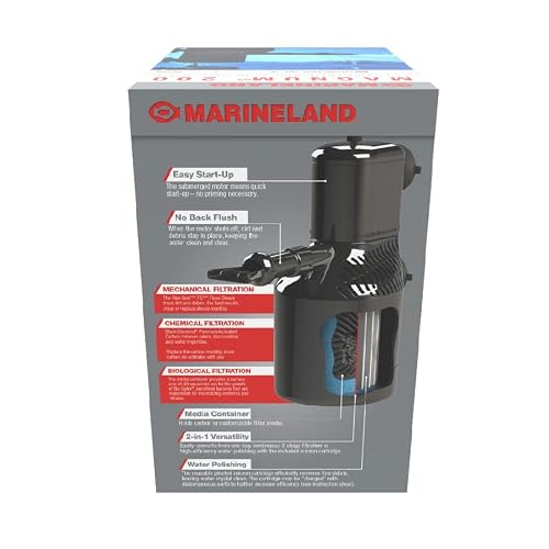 Marineland Magnum 200 Polishing Internal Canister Filter For 60 Gallons, Crystal Clean Water #TOP1