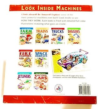 Hardcover Look Inside Machines: 8 Amazing Books! Book