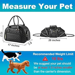 Dog-Purse-Carrier-for-Small-Dogs-2-Side-Expandable-Small-Dog-Carrier-Holds-Up-to-10lbs-PU-leather-Pet-Carrier-Cat-Carrier-Airline-Approved-Puppy-Purse-Carrier-for-Travel-Black-Small-Size - Cucciolini Doodles   Dog-Purse-Carrier-for-Small-Dogs-2-Side-Expandable-Small-Dog-Carrier-Holds-Up-to-10lbs-PU-leather-Pet-Carrier-Cat-Carrier-Airline-Approved-Puppy-Purse-Carrier-for-Travel-Black-Small-Size