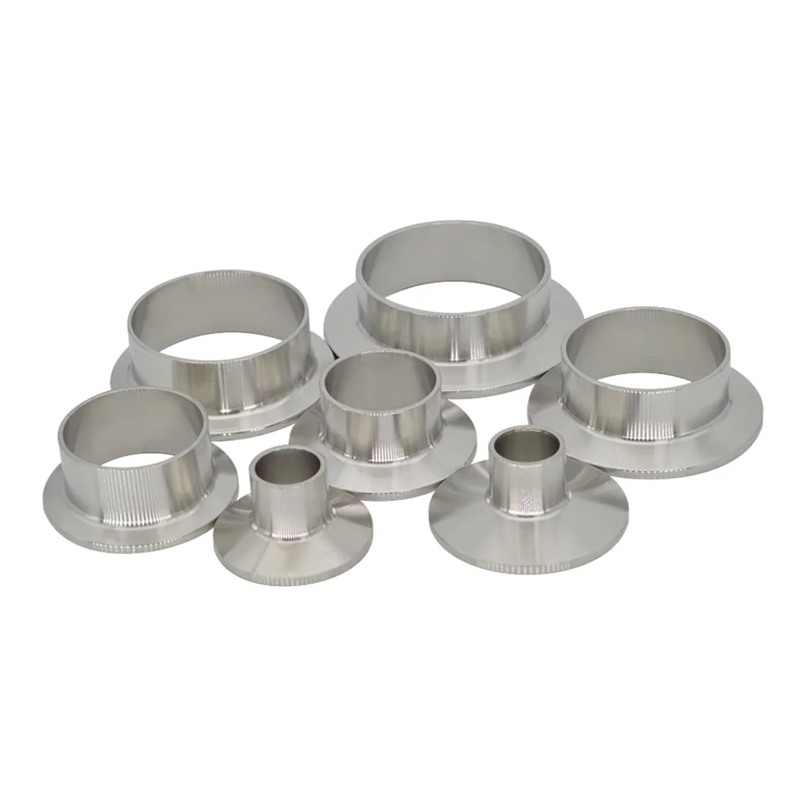 AARTERZZA 1PC Fitting 60mm OD Weld Pipe Clamp Ferrule Fits Tri Clamp 77.5mm Flange Stainless Steel 304