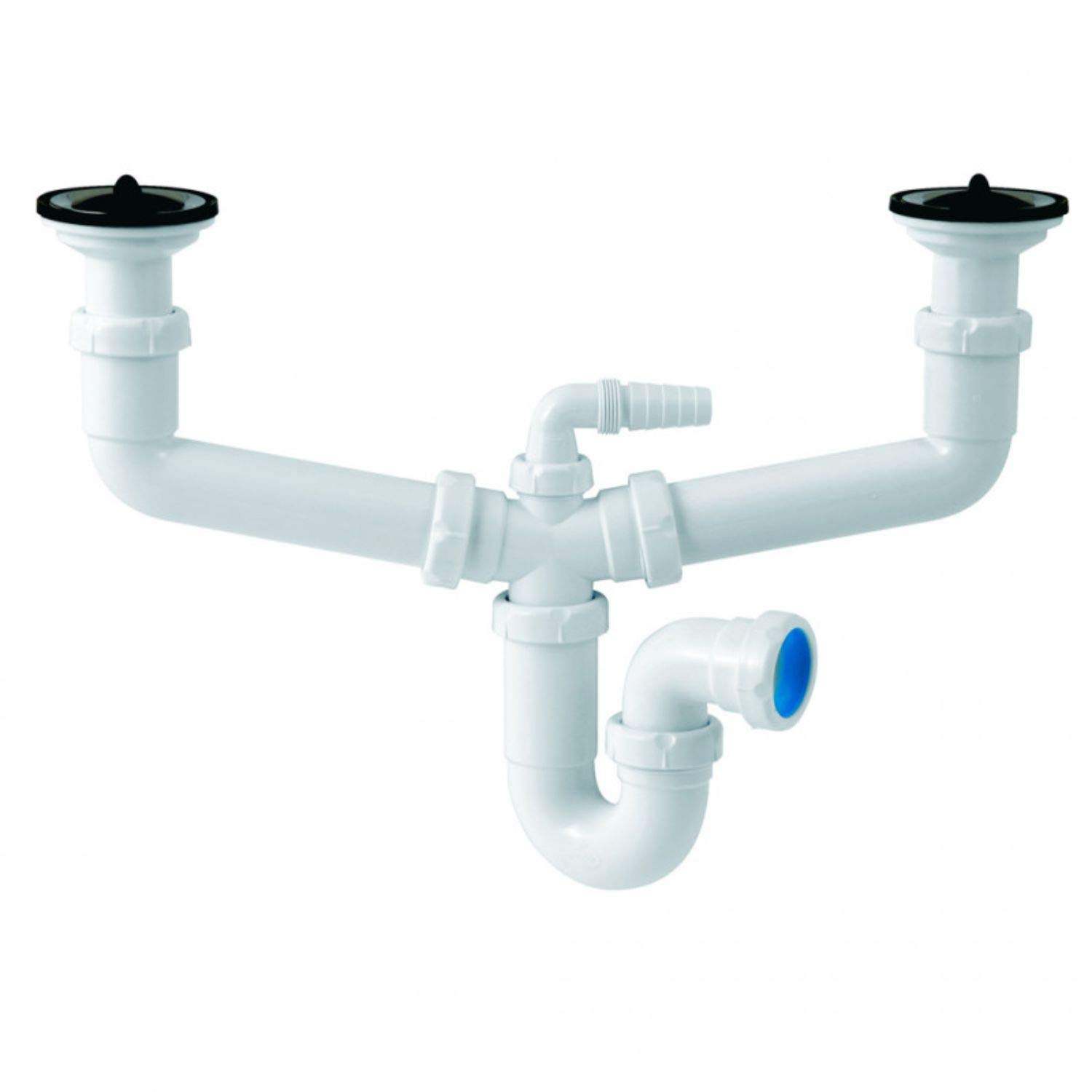 Jimtem M103094 – Curved Horizontal Extendable Siphon with S-49 1 1/2 Valves