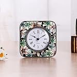 Decorative Mini Table Clock, Vintage Metal Silent Analog Clock Quartz Battery Operated Table Top Clock for Living Room Decor Shelf - Image 5