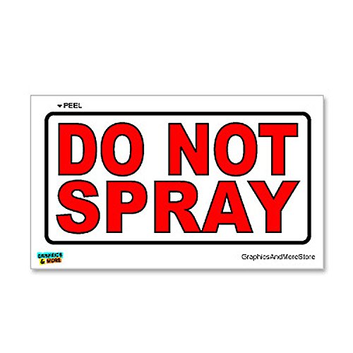 GRAPHICS & MORE Do Not Spray - Business Agriculture Sign - Window Wall Sticker