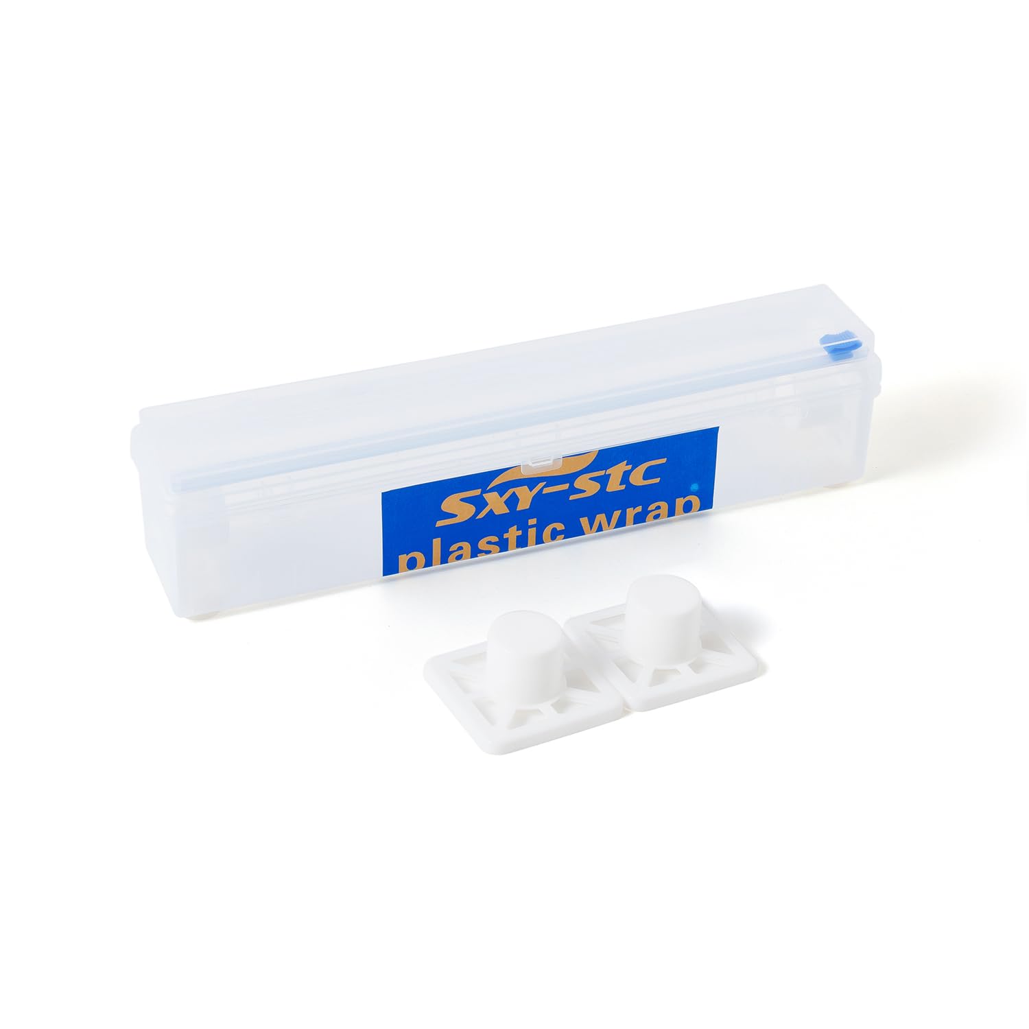 SXY-STCplastic Food Wrap Dispenser With Slide Cutter 12" with 250 Feet Roll For Kitchen