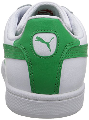 Image of Puma Men's Smash L Icon Athletic, White /Fern Green, 11 D US