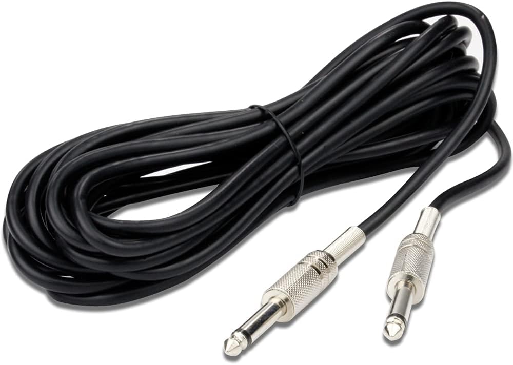 Skytronic Vonyx CX408-6 Professional Speaker Cable – 6.35mm Mono Jack to Jack, 6m Lead for DJ, PA, Karaoke, Live Sound, Flexible Audio Connection, Heavy-Duty Speaker Leads, Black Skytronic Vonyx CX408-6 Professional Speaker Cable – 6.35mm Mono Jack to Jack, 6m Lead for DJ, PA, Karaoke, Live Sound, Flexible Audio Connection, Heavy-Duty Speaker Leads, Black