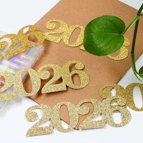 Image of Qttier 12pcs Crown Confetti, 4.7 inches Gold Glitter