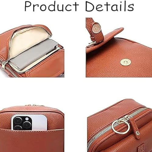 Gloryboom Crossbody Leather Bag, Unisex Messenger Bag Crossbody Gloryboom4