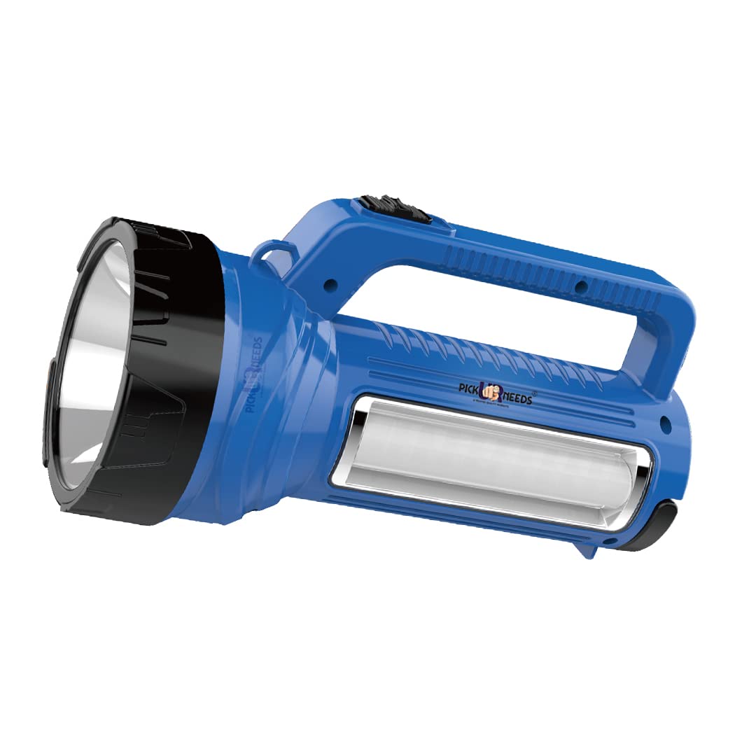 Pick Ur Needs Long Range Emergency Search Torch Light Rechargeable 100W with Side LED Tube Lights (B0BNDXNGCF) Amazon Price History, Amazon Price Tracker