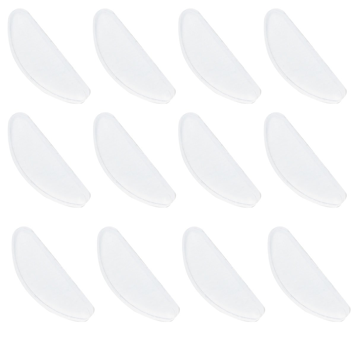 Healifty 10 Pcs Nose Pads Glasses Soft Silicone Eyeglass Nose Pads Adhesive Non-slip Nosepads for Glasses (White)