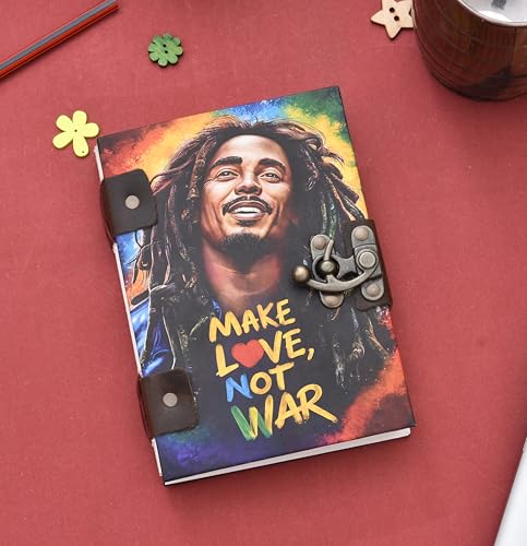 Image of Handmade Recycled Paper Diary | Superman Theme | 5x7 Inch Eco-Friendly Journal for Sketching, Writing & Collecting