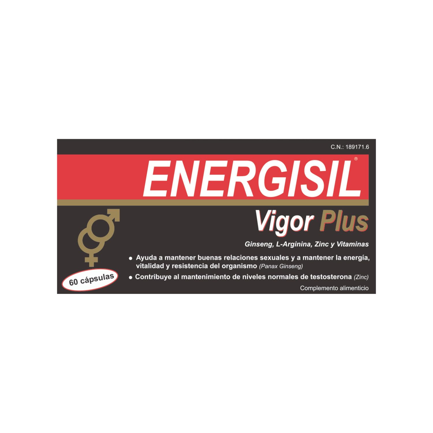 Energisil Vigor Plus - 60 Cápsulas