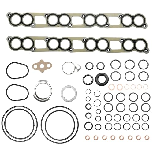 Image of Intake Manifold Gasket Set Fits for Ford E350 /E450 /Excursion /F250 /F350 /F450 /F550 2003-2010, 6.0L V8 Turbo Power Stroke, MIS19311