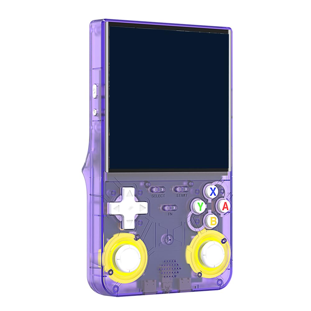 R36 Ultra Retro-Handheld-Spielkonsole, 10,2 cm, Open-Source-Linux-System, 128 GB, tragbare Videospielkonsole mit RGB-Joystick-Tasche, Spiel-Player, unterstützt WLAN, Weihnachts- und