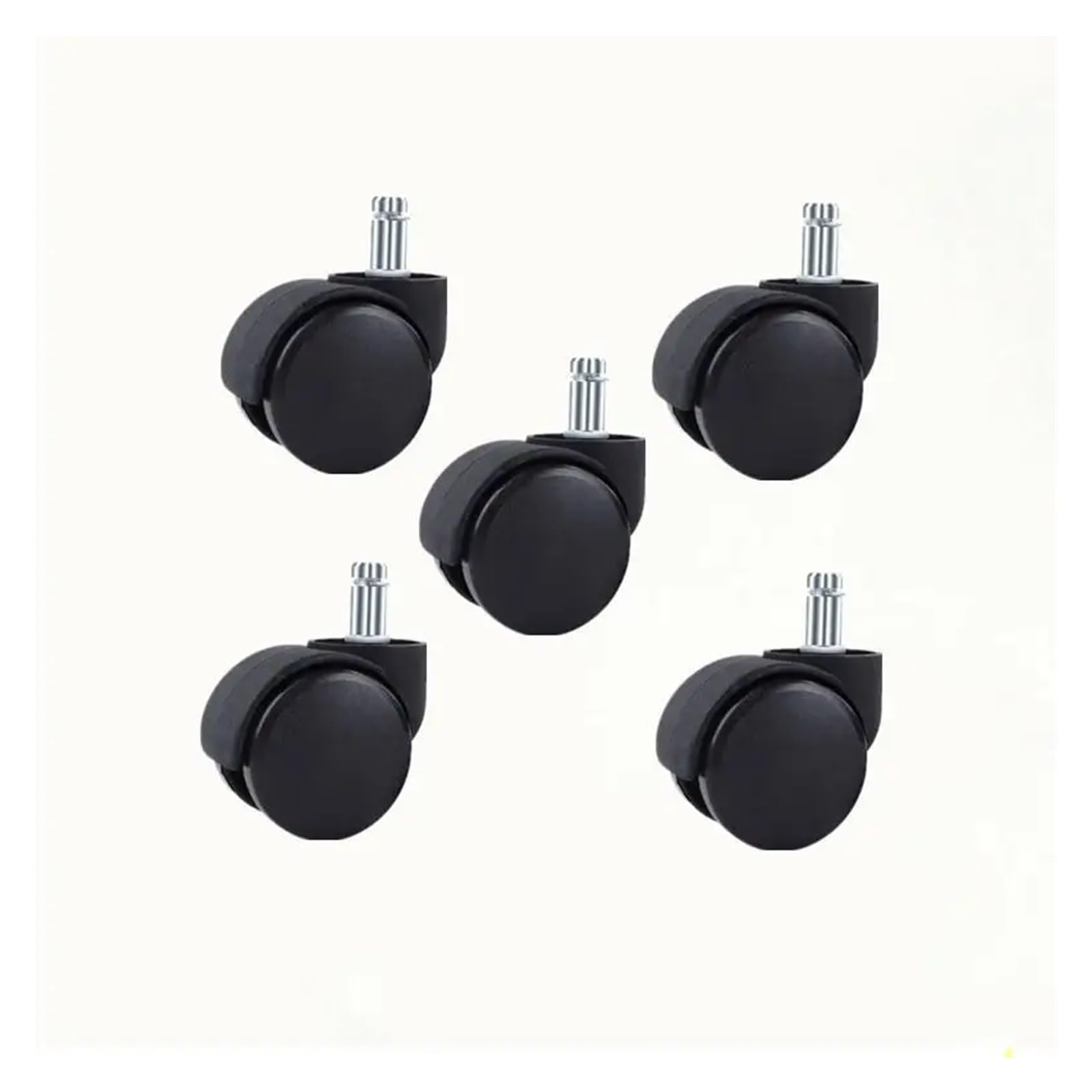 MXXDMOPD 5 PCS Furniture Casters Chair Computer Rotation Damping Universal Wheel(Circlip Universal Wh)