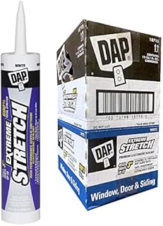 Dap 18715 12 Pack 10.1 oz. Extreme Stretch Premium Crackproof Elastomeric Sealant, White