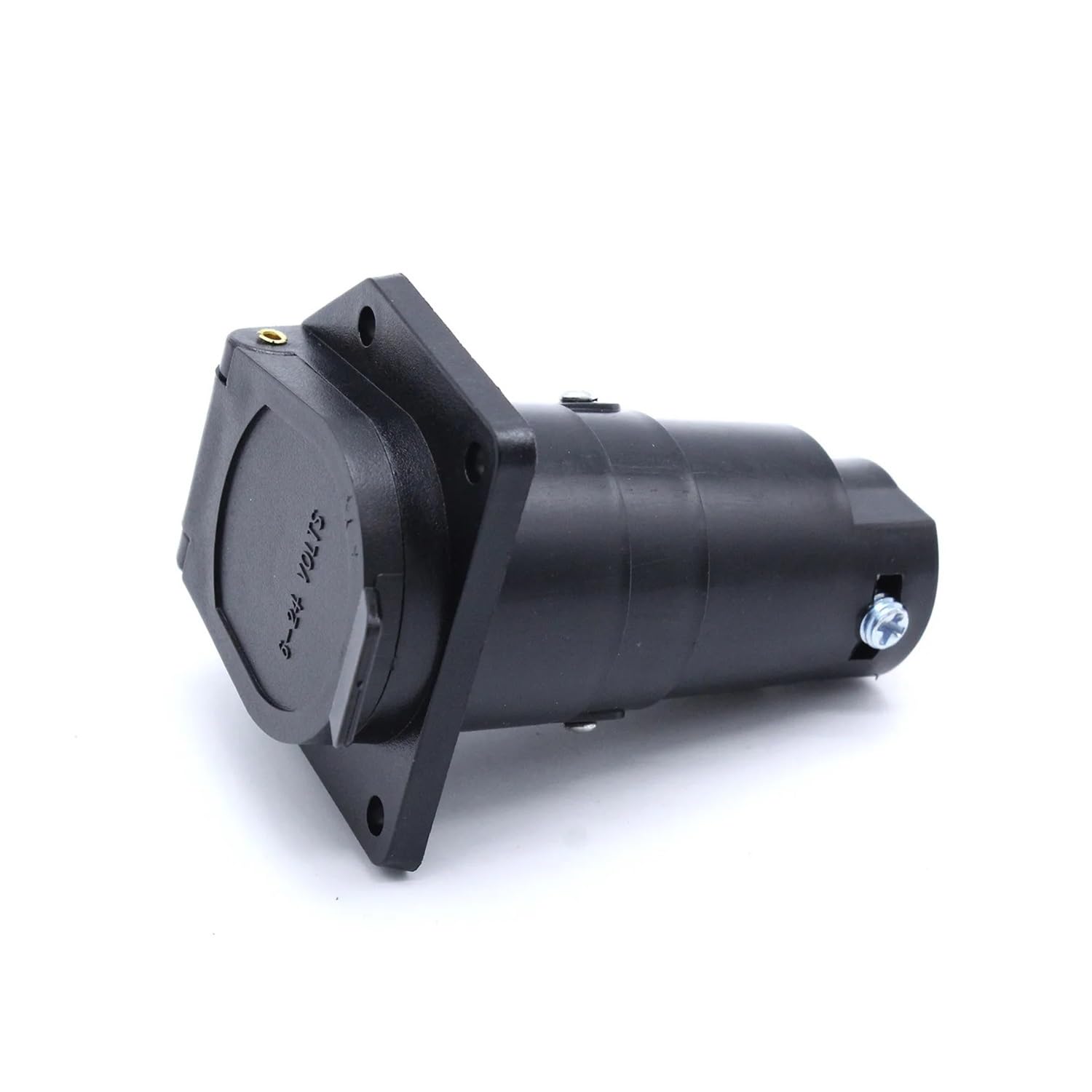 Conector redondo for remolque de 12 V y 7 pines, conector de cableado de 7 vías, accesorios for carrocería de automóvil, piezas de automóvil