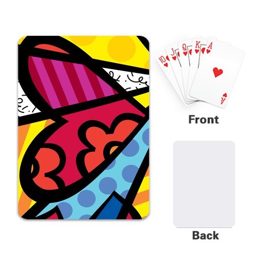 Brand New Custom Design Of Romero Britto For Playing Cards Size 2 5 X 3 5 Htpc254 Buy Online In Germany At Desertcart