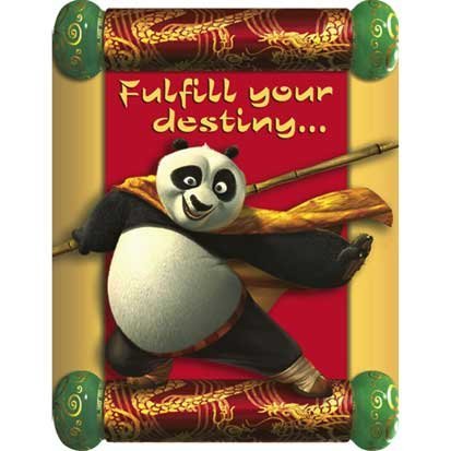 Kung Fu Panda Invitations w/ Env. (8ct)