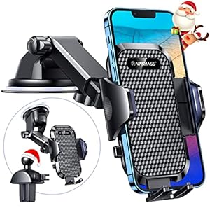 2023 PRO Car Phone Holder VANMASS Max Security [Military-Grade Certs] Upgrade Mount Mobile Phone Automobile Cradle Van…