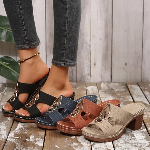 Sandales Femme Talon Chaussure Mariage Chaussures Compensées Été Chaussons Orthopédiques Pied Nu Blanche Chausson Ete Escarpins Petit Fille Confort Pieds...