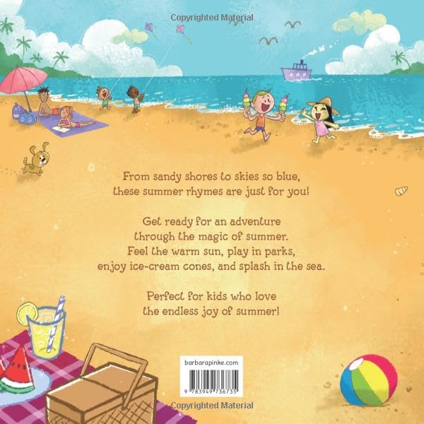Image of Summer is... A Summer Read Aloud Rhyming Book for Kids. Fun and Educational Rhymes with Vibrant Pictures: A Picture Book for Toddlers and Young Kids (Rhyme in Time)