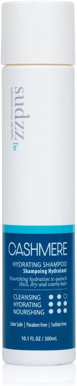 Cashmere Hydrating Shampoo, 10.1 FL Oz โ Sulfate-Free, Color-Safe, Paraben-Free Moisturizing Formula for Men and Women