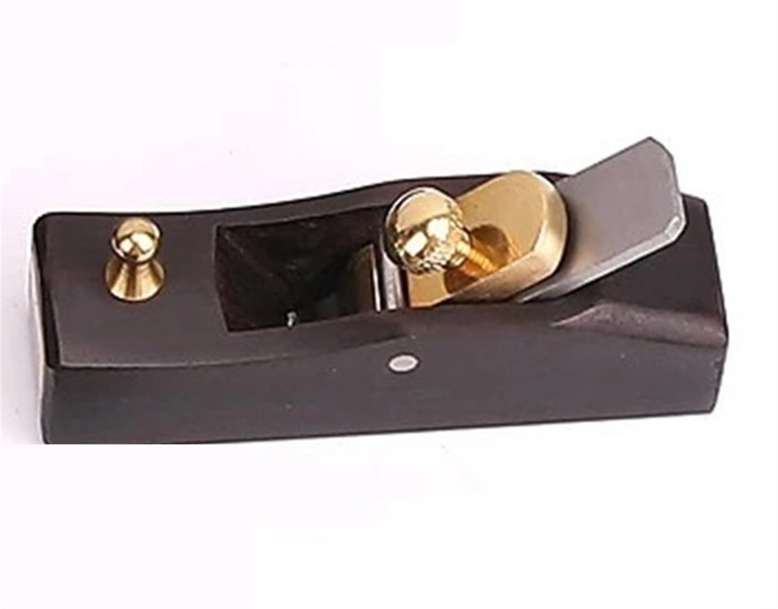 Seveqis Brown Planer, Mini Woodworking Planer Knife Trimming Tool European-Style Chamfering Hand Planes Carpenter Ebony High-Carbon Steel Wood(A)