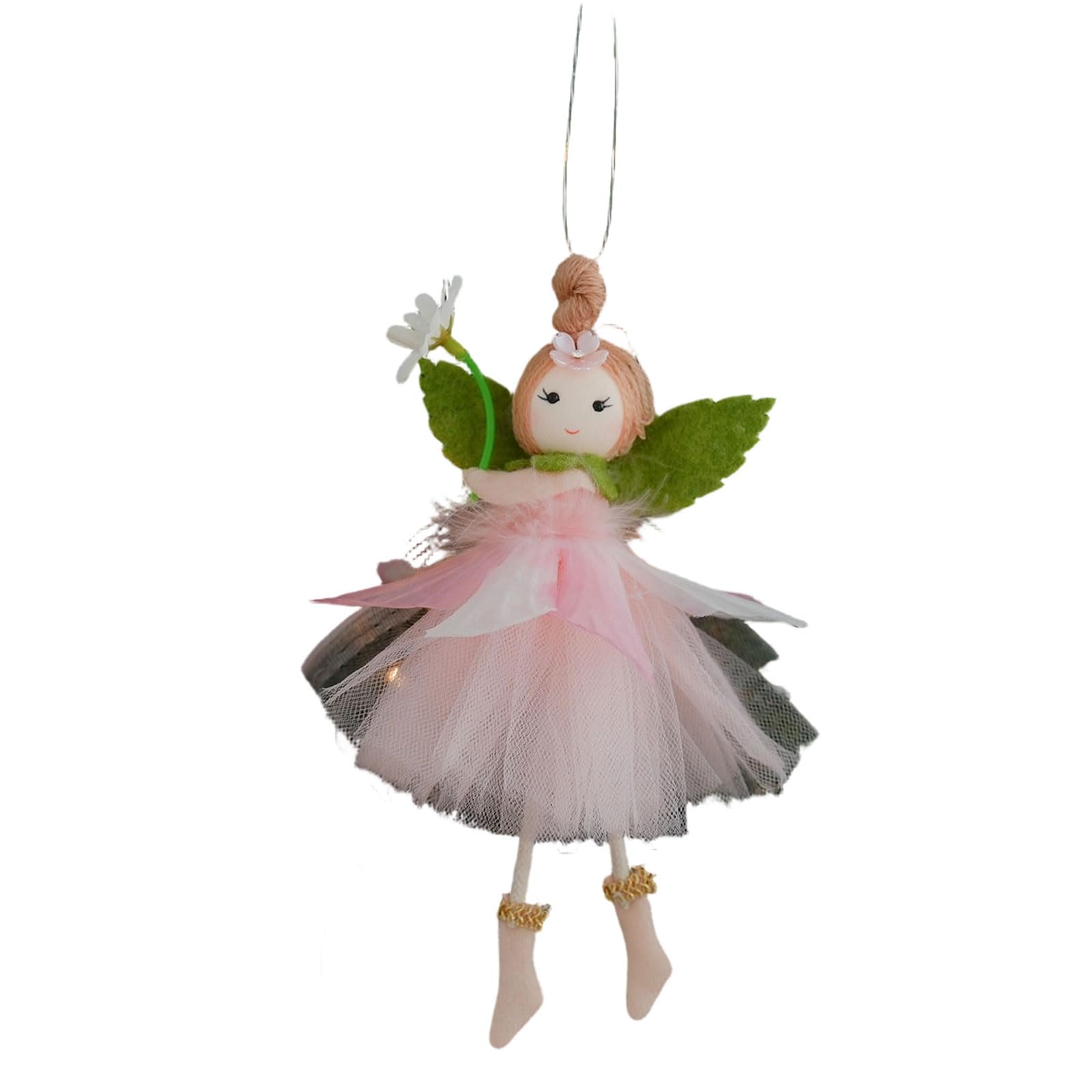 NVOQILIN Girl with Flower Hanging Ornament for Spring Festival Decoration Living Room Enhancement Accessory Bedroom Ornament