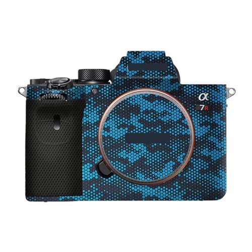 Film vinyle Sony A7RIV bleu dessin animé pour session photo outdoor