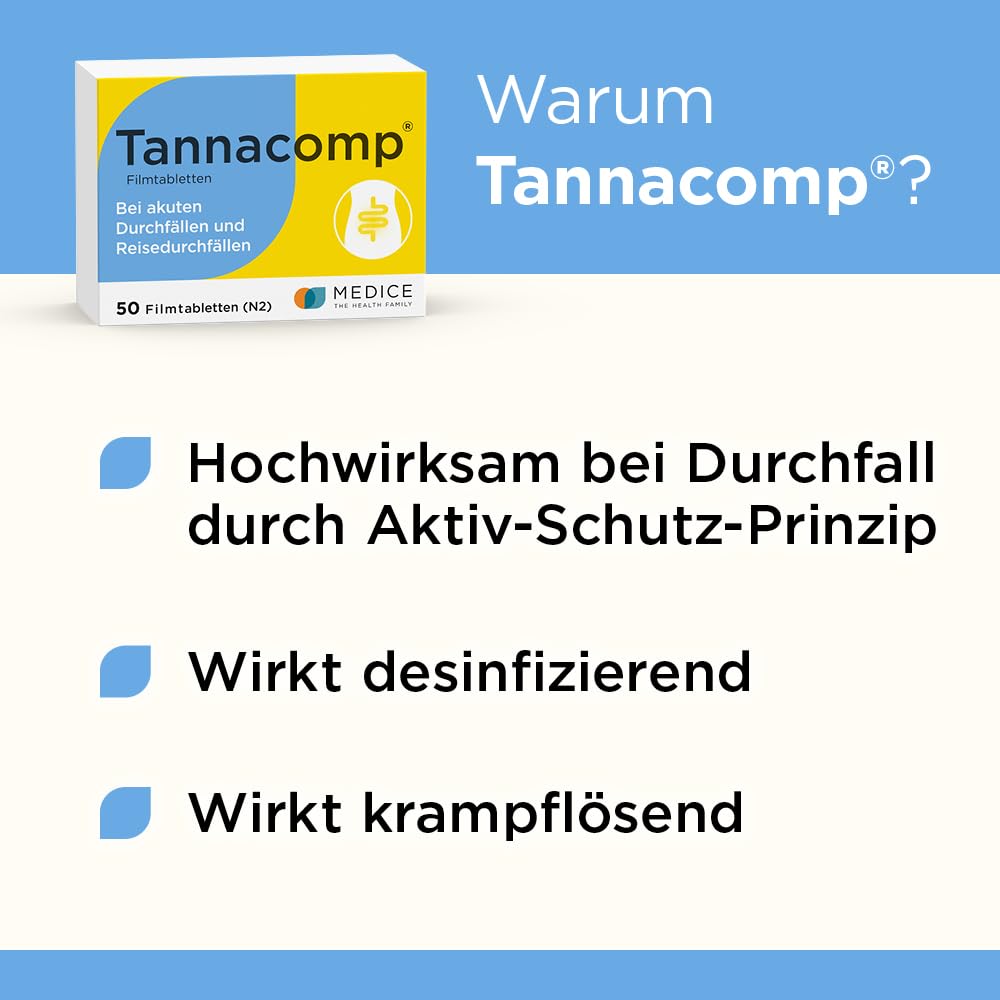 50 Filmtabletten bei akutem Durchfall & Bauchkrämpfen - schnelle & zuverlässige Hilfe - für Kinder ab 5 Jahren
