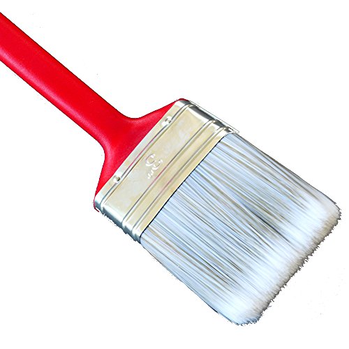 Rotix 92867 Radiador Pincel Tamaño 70 mm (3 pulgadas) | para fijar en barras de extensión (cerdas artificiales para barniz, beizen, holzschutzmittel Adecuado | esquina Pincel