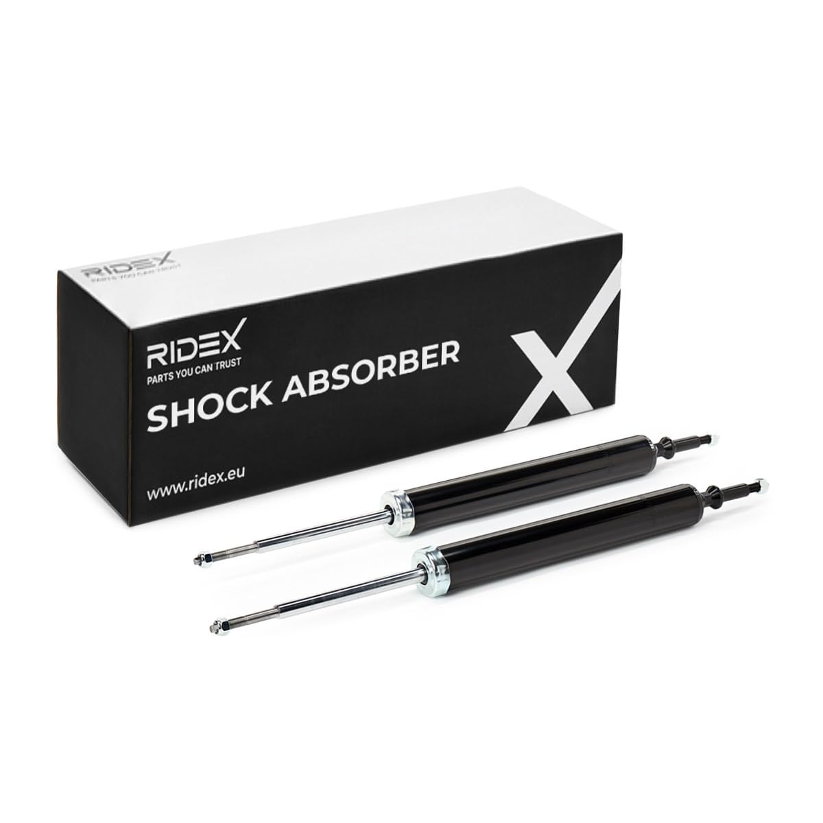 RIDEX 2x Amortisseur Arrière 2x Jeu, Pression de gaz Compatible avec BMW 3 Berline E90 3 Touring E91 1 5 portes E87 3 Coupé E92 1 3 portes E81