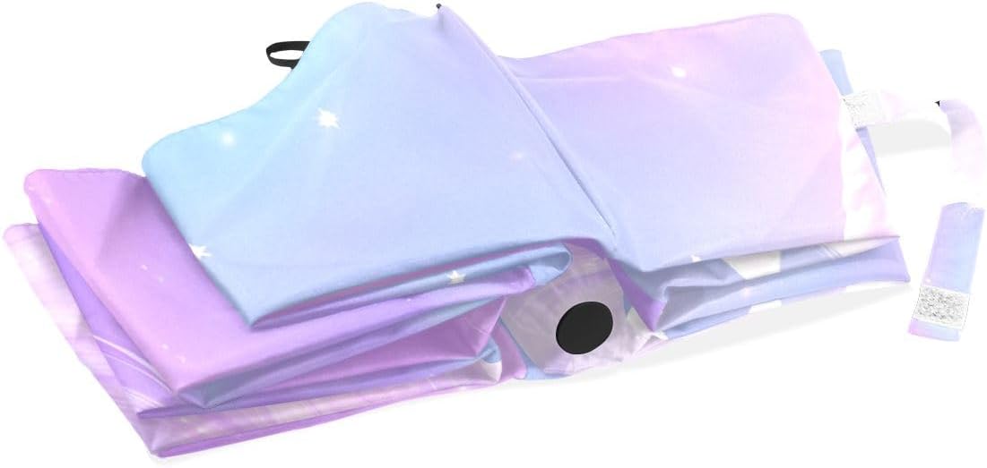 FORMRS Automatic Umbrella, Rose Pink Umbrella Compact Lightweight, Waterproof Windproof for Sun Rain Travel