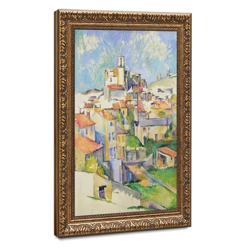Impression sur toile Cézanne Gardanne Aix en Provence cadre suspendu haute définition