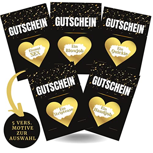 Magic of Nature Sex Gutschein | Geschenk für Männer I Erotik Geschenk für Paare | Rubbelkarte | Liebesgutschein | 5 Motive zur Auswahl | Geschenke | Geschenkideen (Gutschein Blowjob)