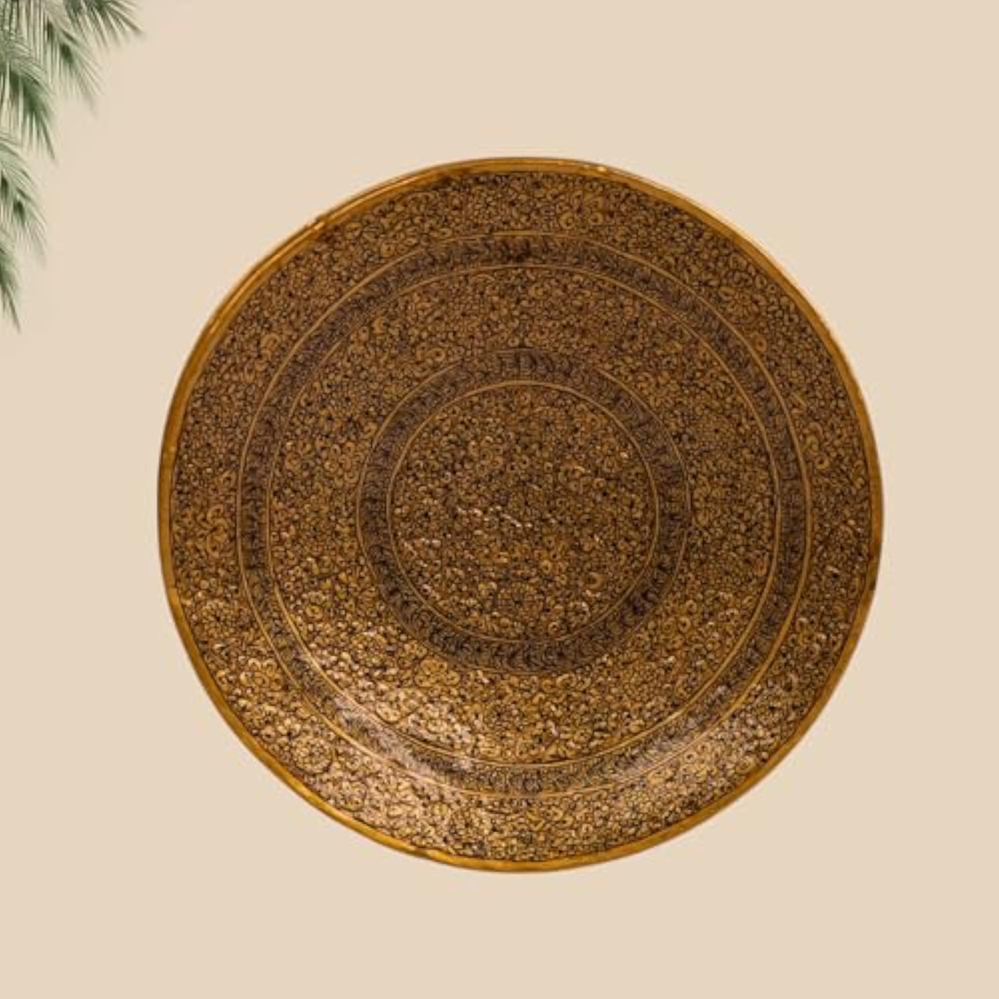 Beautiful Decorative Wall Plate, Kashmiri Papier Mache