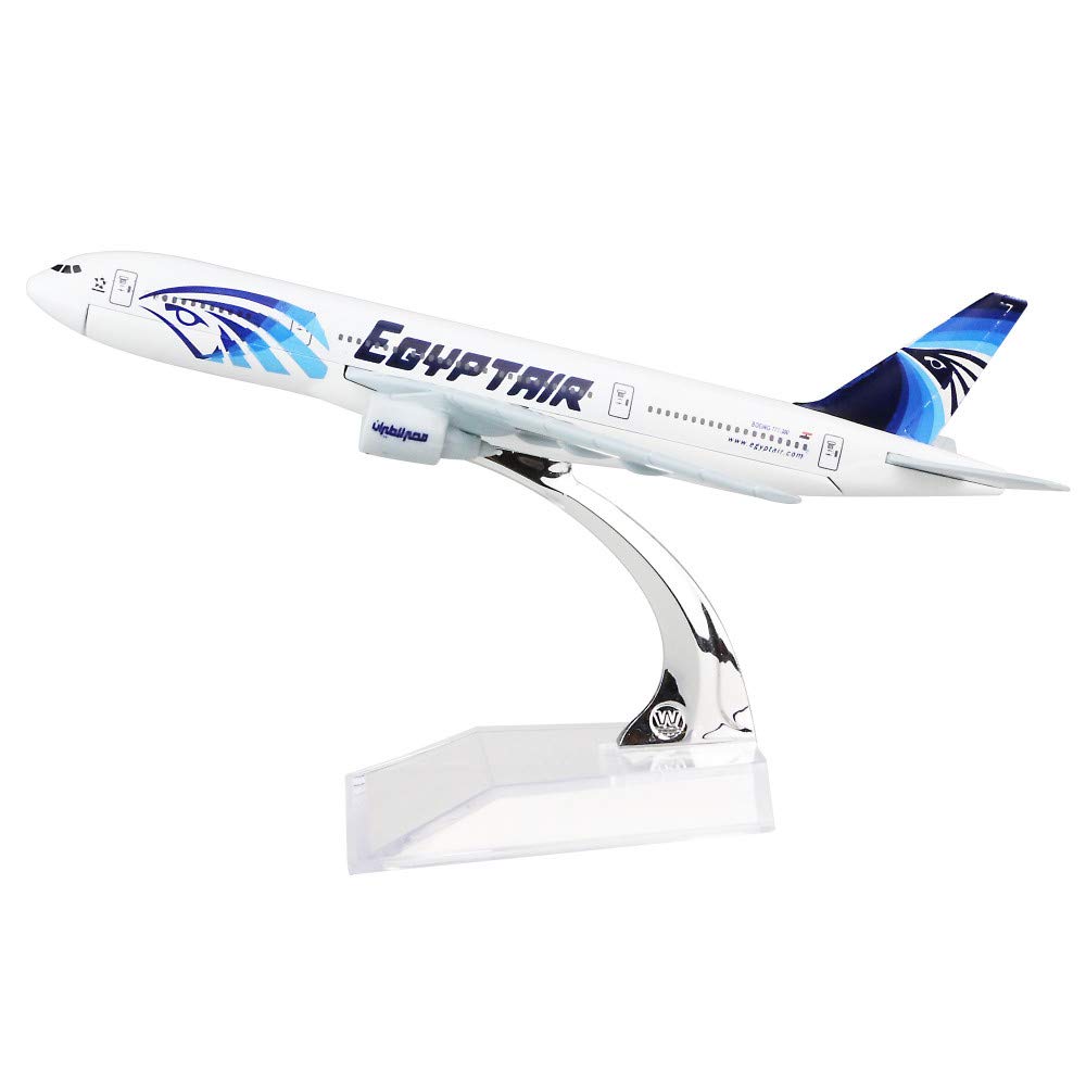 QidsEgypt Air 777 16cm airplane model